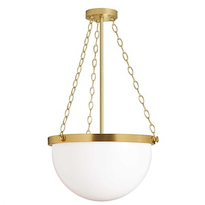 Rhonda - 1 Light Pendant-9.5 Inches Tall and 15.5 Inches Wide