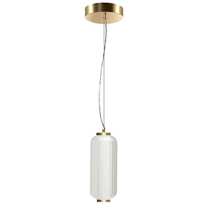 Ramona - 10W 1 LED Pendant-12.5 Inches Tall and 4.75 Inches Wide