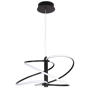 Romy - 36W 1 LED Pendant In Contemporary Style-12.25 Inches Tall and 24 Inches Wide - 1294478