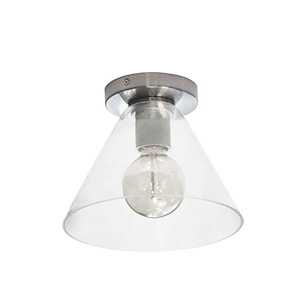 Roswell - 1 Light Flush Mount with Clear Glass - 1045246