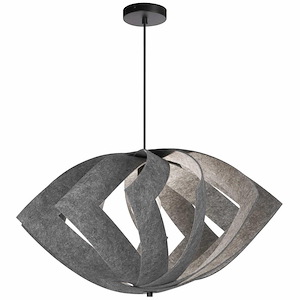 Rotem - 1 Light Pendant In Contemporary Style-15 Inches Tall and 30 Inches Wide