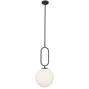 Simone - 1 Light Pendant In Contemporary Style-27.25 Inches Tall and 12 Inches Wide