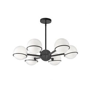Sofia - 6 Light Chandelier In Modern Style-6.25 Inches Tall and 28 Inches Wide - 1263169