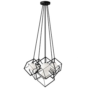 Thomson - 6 Light Chandelier In Modern Style-13.75 Inches Tall and 21 Inches Wide