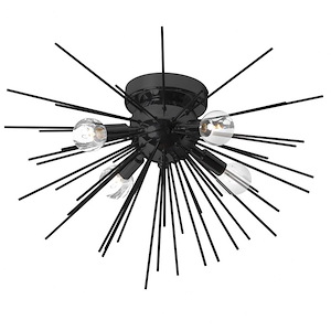Vega - 4 Light Flush Mount In Contemporary Style-11 Inches Tall and 18 Inches Wide