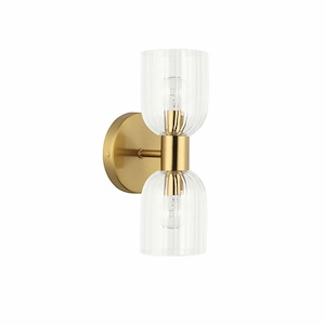 Vienna - 2 Light Wall Sconce-11.5 Inches Tall and 4.75 Inches Wide - 1331645