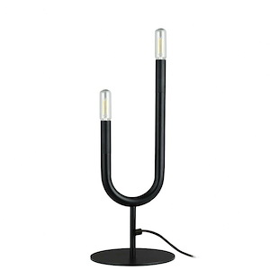 Wand - 2 Light Table Lamp In Modern Style-16.5 Inches Tall and 5.5 Inches Wide