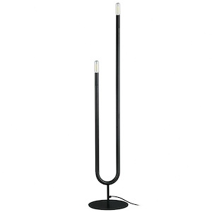 Wand - 2 Light Floor Lamp In Modern Style-40.5 Inches Tall and 5.5 Inches Wide