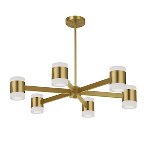 Wilson - 84W 12 LED Chandelier In Modern Style-4.75 Inches Tall and 28 Inches Wide - 1294378