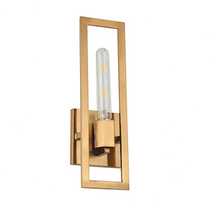 Wisteria - 1 Light Wall Sconce In Contemporary Style-14 Inches Tall and 4.5 Inches Wide