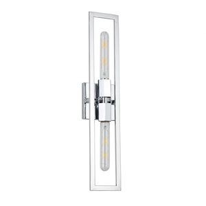 Wisteria - 2 Light Wall Sconce In Contemporary Style-22 Inches Tall and 4.5 Inches Wide - 1294406