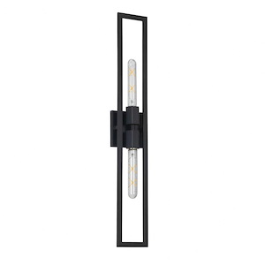 Wisteria - 2 Light Wall Sconce In Contemporary Style-29 Inches Tall and 4.5 Inches Wide