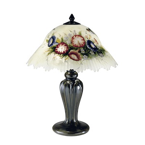 Hummingbird Flower - Two Light Table Lamp