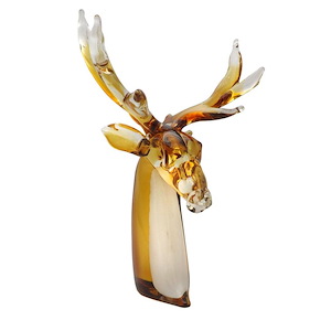 Reindeer - 16 Inch Handcrafted Art Glass Figurine