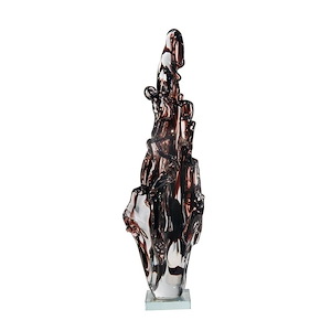 Molton Lava - 25.25 Inch Handcrafted Art Glass Sculpture