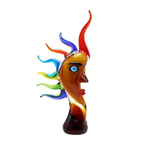 Rainbow Arcus - Sculpture-17.25 Inches Tall and 8 Inches Wide