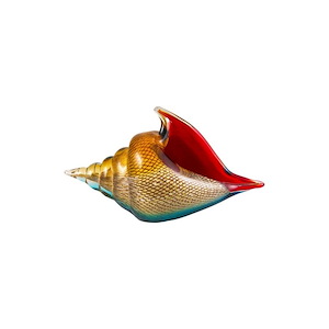 Oceanside Seashell - Figurine-6.25 Inches Tall and 11 Inches Wide