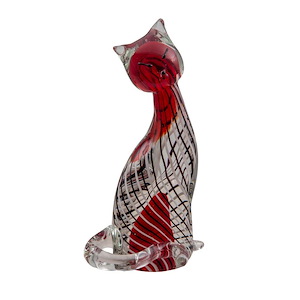 Solvay Cat - Figurine-8.75 Inches Tall and 4 Inches Wide