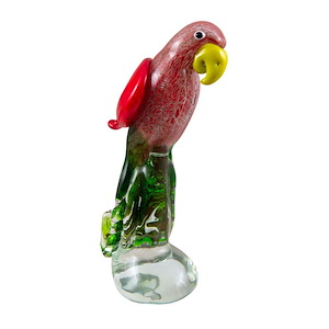 Tropics Parrot - Figurine-11 Inches Tall and 5.5 Inches Wide