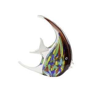 Banner Fish - Figurine-7.75 Inches Tall and 7.5 Inches Wide