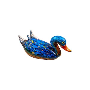 Spotted Duck - Figurine-5.5 Inches Tall and 9 Inches Wide