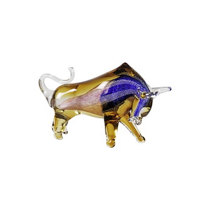 Rave Bull - Figurine-7 Inches Tall and 12.25 Inches Wide
