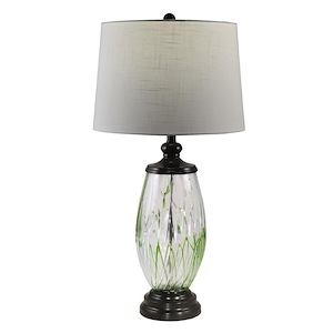 Vale - 1 Light Painted Crystal Table Lamp
