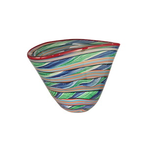 Striped - 9.75 Inch Decorative Bowl