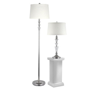 Table and Floor Lamp Set