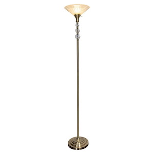 Alaris - 1 Light Torchiere Floor Lamp-72 Inches Tall and 15 Inches Wide