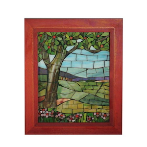 View Mt Mansfield - 10 Inch Mosaic Art Glass Wall Panel - 1031810