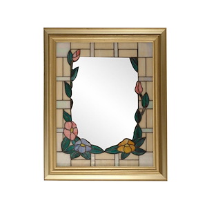 Peony - 34 Inch Tiffany Mirror - 1031686