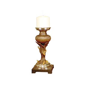 Rutherford - 10 Inch Candle Holder Set (Candles Not Included)