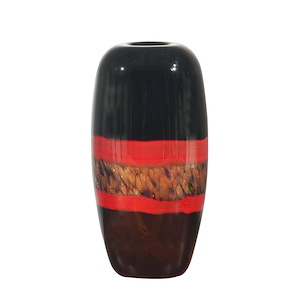 Ebony - 11.75 Inch Decorative Vase - 399354