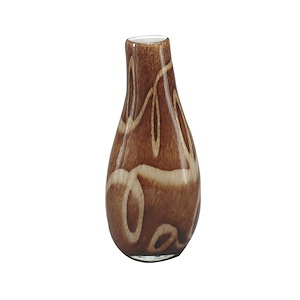 Gourd - 15.75 Inch Hand Blown Art Glass Vase