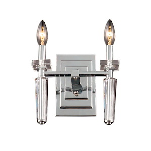Lowell - 2 Light Crystal Wall Sconce