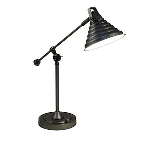 Cone - 21.5 Inch 7.5W 1 LED Desk Lamp With USB Charger