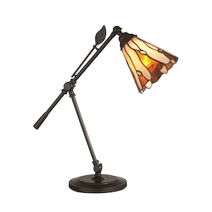 Tiffany Leaf - One Light Desk Lamp