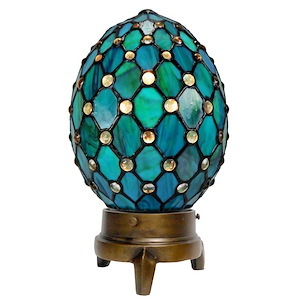 Elenora Jewel - 1 Light Accent Lamp-15.5 Inches Tall and 6.5 Inches Wide