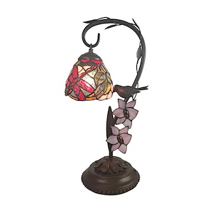 Cypress Bird - 1 Light Accent Lamp-17 Inches Tall and 9 Inches Wide