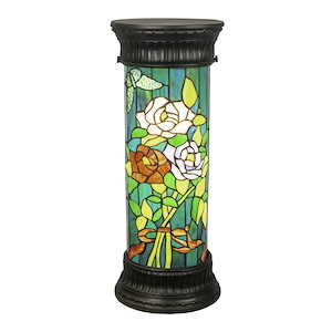 Floral Garden Column - 16W 1 LED Accent Lamp-24 Inches Tall and 10 Inches Wide