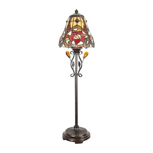 Jeweled Vine - 1 Light Buffet Lamp-25.5 Inches Tall and 7.5 Inches Wide