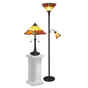 Genoa - Table and Floor Lamp Set