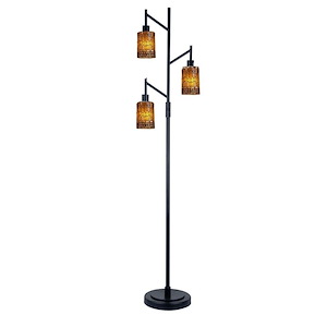 Calico - Three Light Floor Lamp
