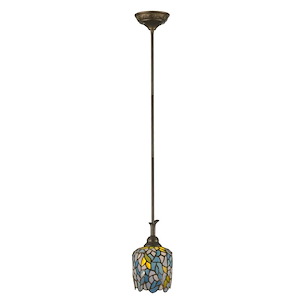 Wisteria Tiffany - One Light Mini-Pendant - 399552