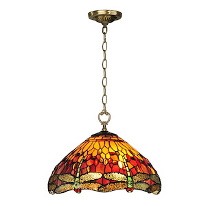 Reves Dragonfly - One Light Hanging Lantern - 399540
