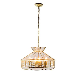 Tacoma  - 4 Light Chandelier-12 Inches Tall and 20 Inches Wide