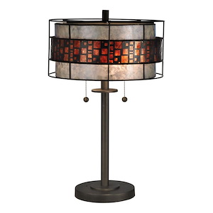 Cobblestone - Two Light Table Lamp