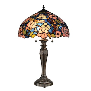 Floral - Two Light Table Lamp