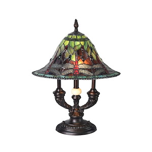 Albany Dragonfly - 2 Light Table Lamp-20.5 Inches Tall and 16 Inches Wide